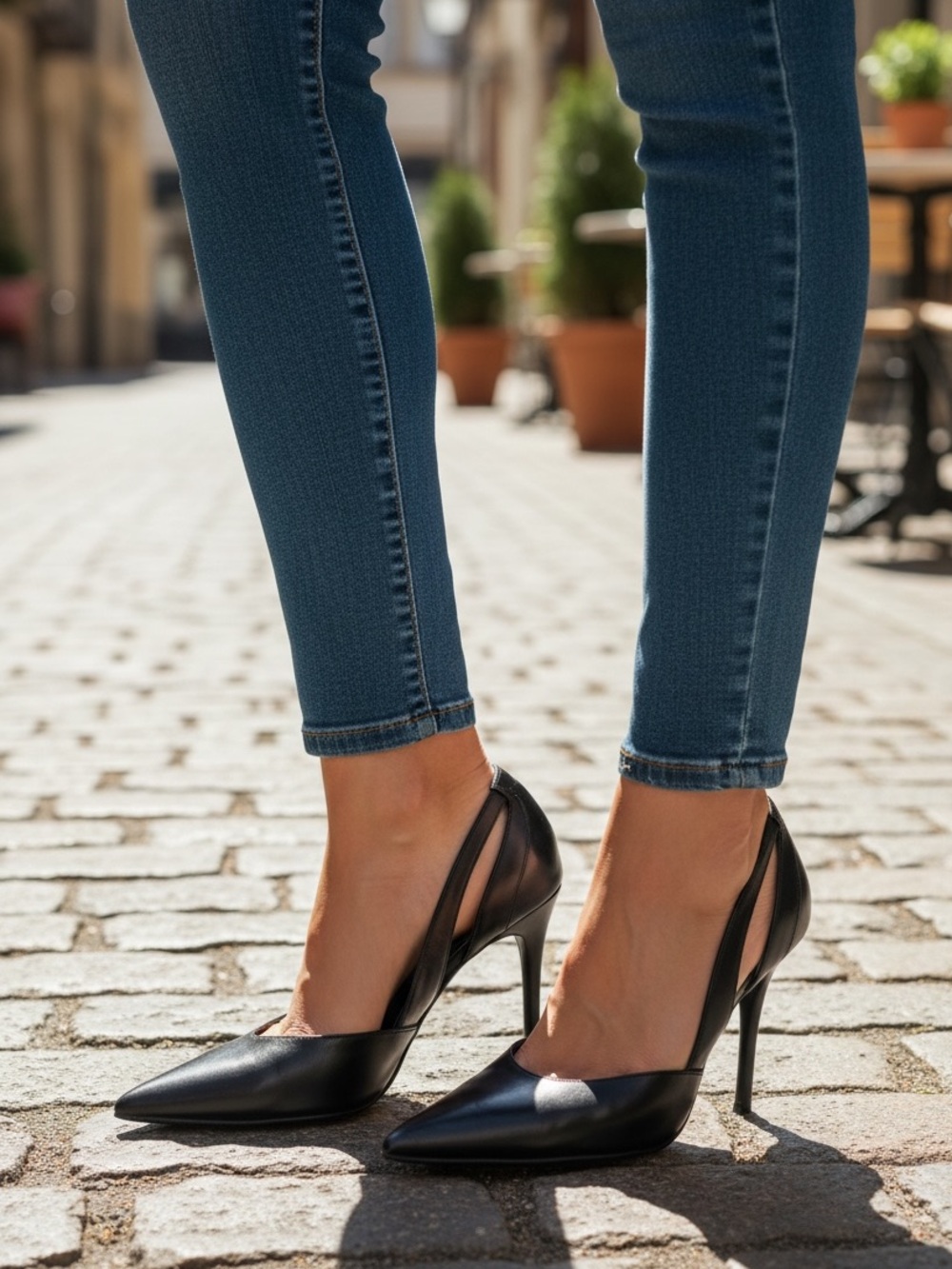 Aldo new pointed toe black pumps